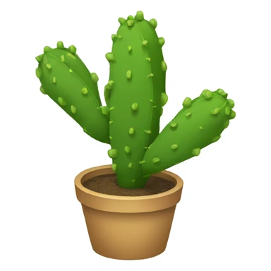 single flat Nopal without pot sticker