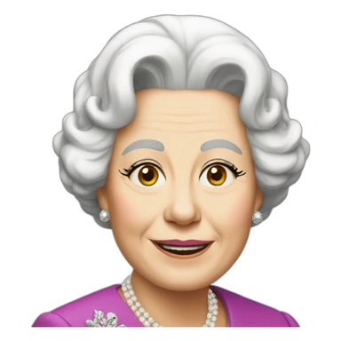 elizabeth II sticker