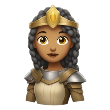 cute joan of ark sticker