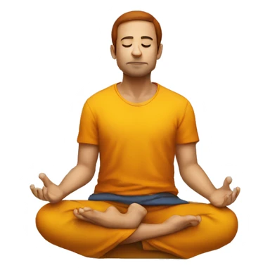 Vico meditando sticker