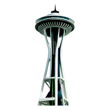 Space needle sticker