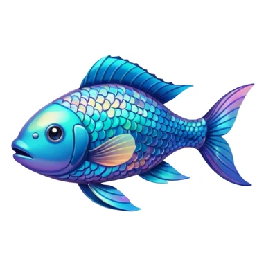 fish swimming sticker