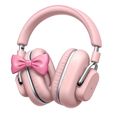 airpods max with pink bows sticker
