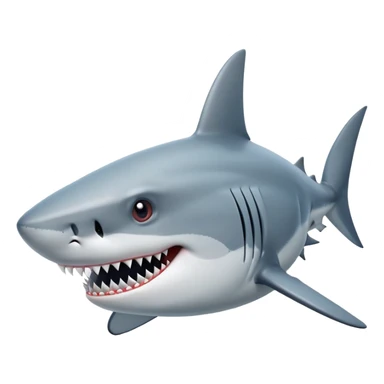 Shark with Mohawk  sticker