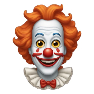Bozo the clown sticker