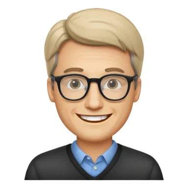 cool office guy sticker