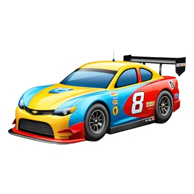stock car auto racing sticker