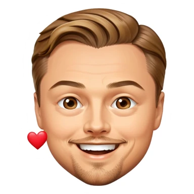 Leo DiCaprio send you a kiss. sticker