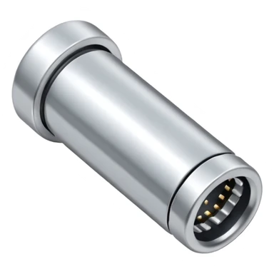 small metallic connector pin. sticker