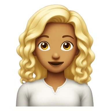 Girl face rare sticker