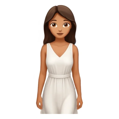 santorini woman sticker
