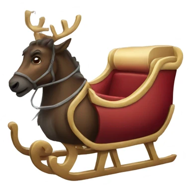 sleigh sticker