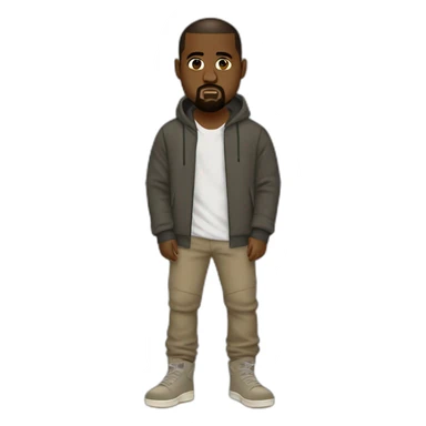 kanye west in Yeezy sticker