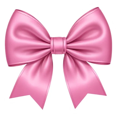Pink cute bow sticker