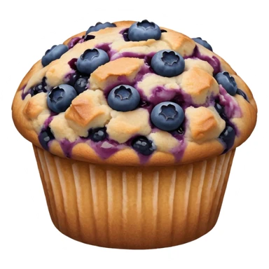 A McDonald's blueberry muffin sticker