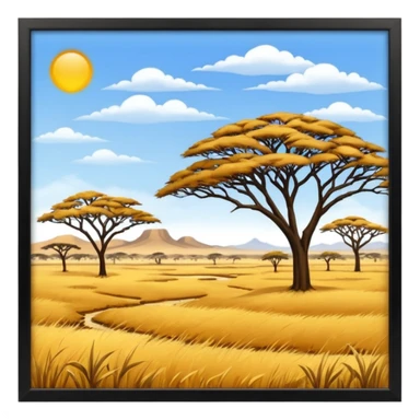 Sabana africana  sticker