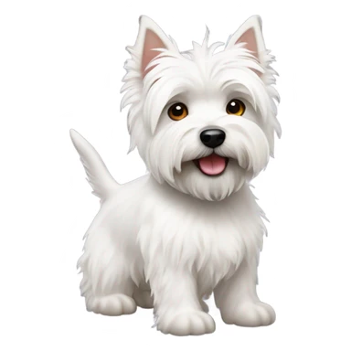 A Westie  sticker