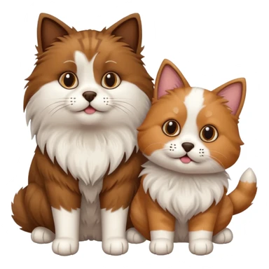 cat+dog sticker