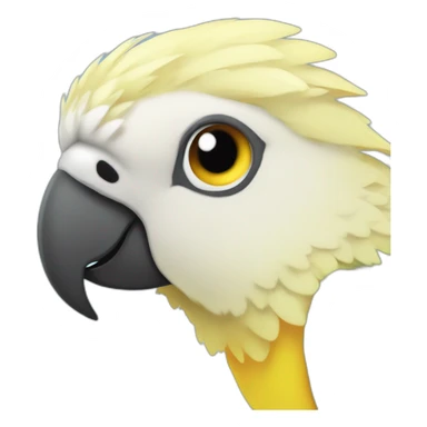 Parrot cockatiel's write  sticker