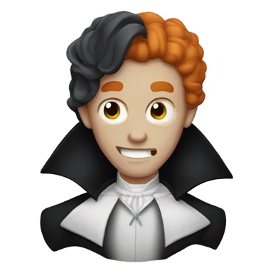 Vampire with ginger  sticker