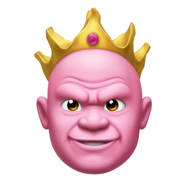 majin buu avec une couronne sticker