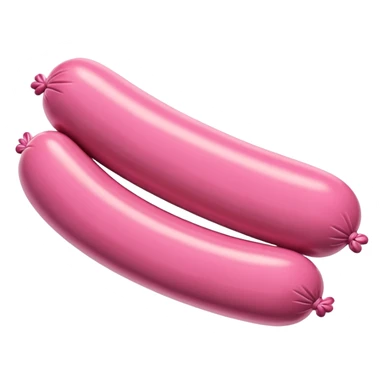   jeff koons style inflatable SPAM MEAT sausage art sculpture  sticker