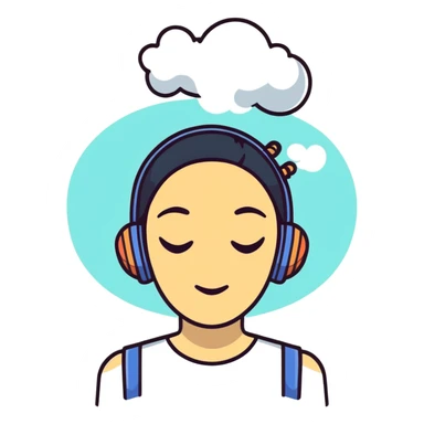 a woman with steam coming out of her ears sticker