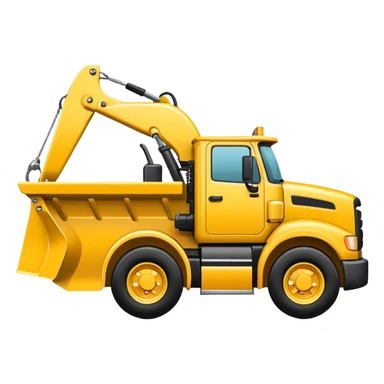 Snowplow truck yellow side view white driver sticker