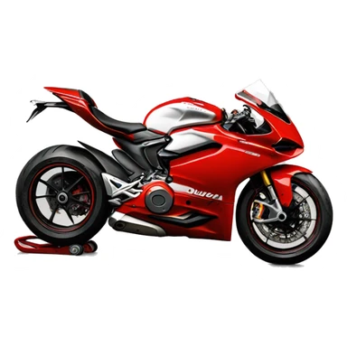 Red Ducati panigale V4S sticker