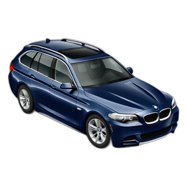 2011 bmw 525td touring picado in dark metallic blue sticker