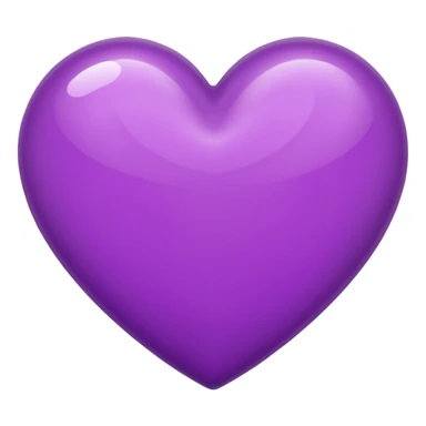 purple heart emoji sticker