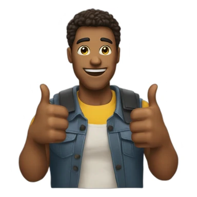 they-alive-thumbs-up sticker