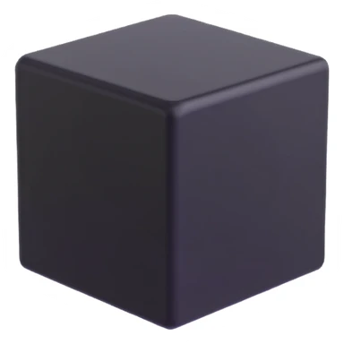 black cube sticker
