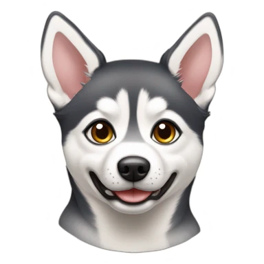 Alaskan Klee Kai Dog sticker