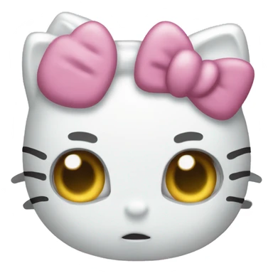 Hellokitty sob white sticker