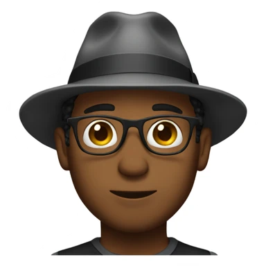 Me wearing fedora sticker