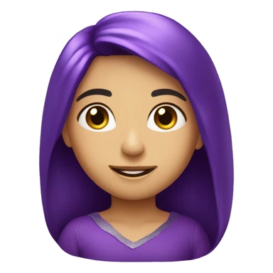 una estrella brillante morada lila sticker