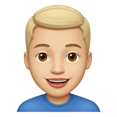 Male with big lips more big  sticker