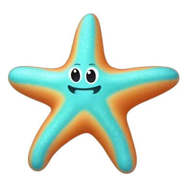 Patrick the starfish sticker