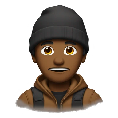 Edgar brawl star, brown ski sticker