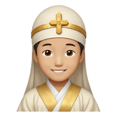 korean boy religiouf funny  sticker