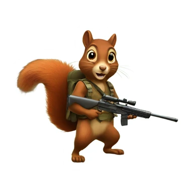 squirrel hunting  sticker