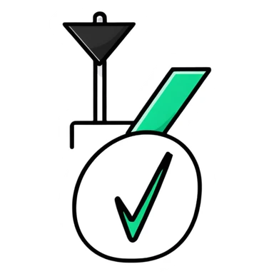 white check mark sticker