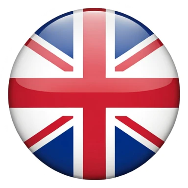 Northern Ireland flag as a round button sticker