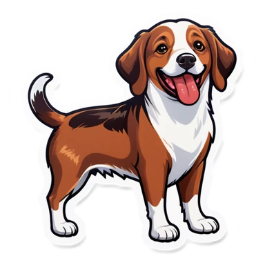 Perro salchicha  sticker