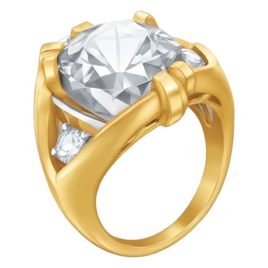 Ayşe Pancar diamond ring sticker