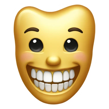 Golden Smile Golden tooth sticker