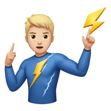 Dieux qui lance un éclaire sticker