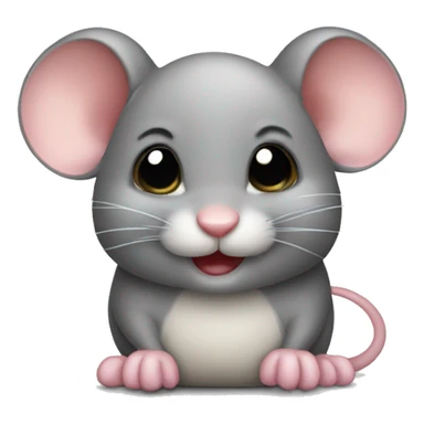  a cute little mouse sticker