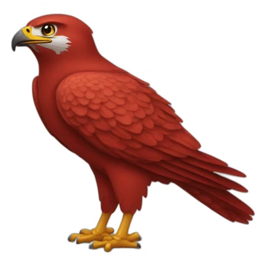 the red falcon laughs sticker